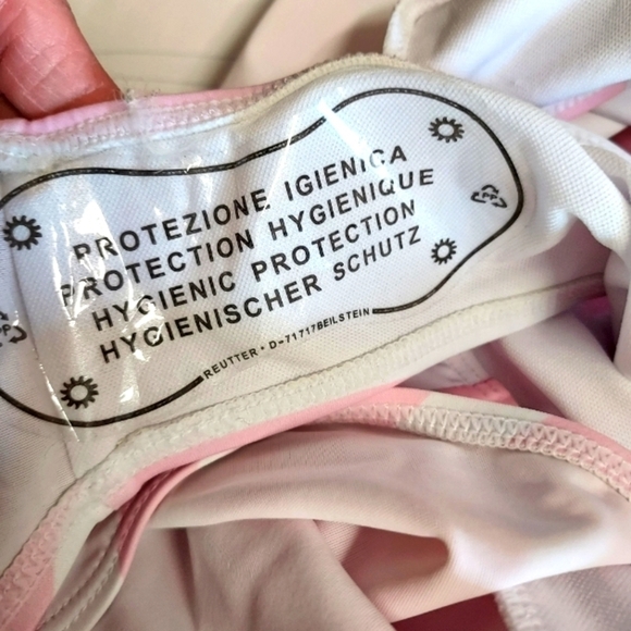 PatPat NWT L Pink and White stripe with Pineapple head and sunglasses 1 piece - Picture 11 of 16